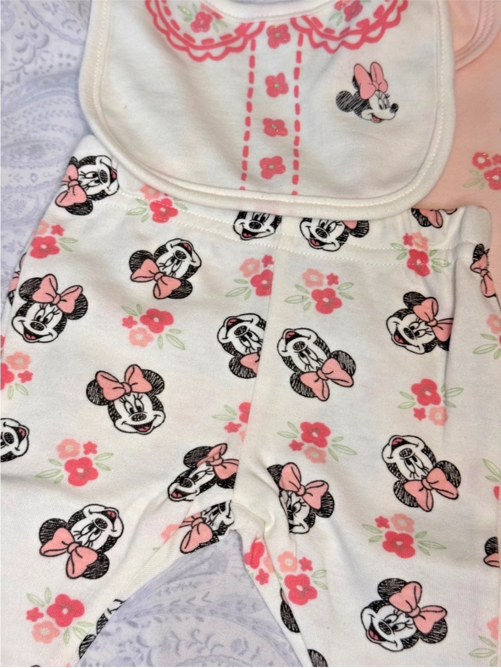 Disney Baby Minnie Mouse 3 piece infant set - Picture 4 of 5